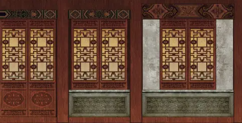 保亭隔扇槛窗的基本构造和饰件